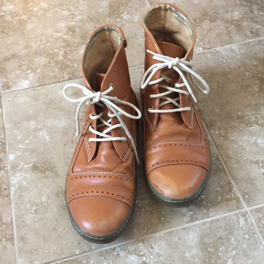 Gram shoes 420g brown leather boots EU 38
